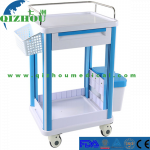 ABS Functional Hospital Utility Medicine Nursing Trolley for Treatment