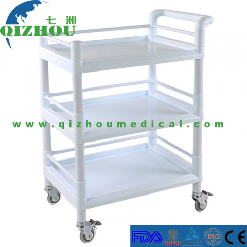 ABS material Medical Trolley Hospital / Beauty salon Trolley Medical Cart