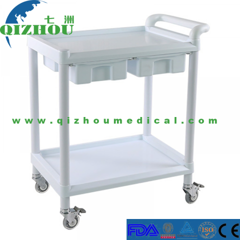 ABS Medical Equipment Plastic Therapy Trolley