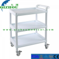 ABS Medical Utility Trolley 3 Layers Hospital Cleaning Cart