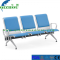 Airport Hospital Subway Station Park Bench Metal Steel Public Waiting Area Loungh Chairs