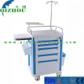 Beauty ABS Medical Equipment Emergency Trolley For Sale