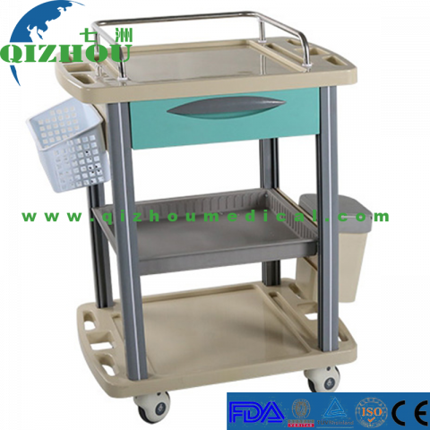 Beauty Cheap Mobile Emergency Medical Equipment Treatment Trolley