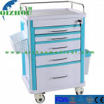 Best Price Functional Medicine Delivery Hand Trolley Medical Emergency Drugs Trolley