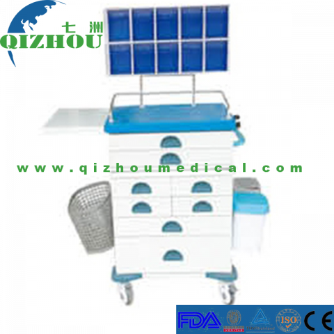 Best Selling Plastic Steel Hospital Anesthesia Trolley