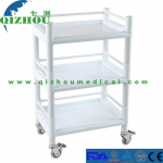Big Medication Trolley Cart ABS Hospital Trolley With Cassette Drawers