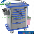 China Cheap Abs Plastic Hospital Medical Clinic Emergency Medicine Trolley Delivery Medication Drug Dispensing Cart