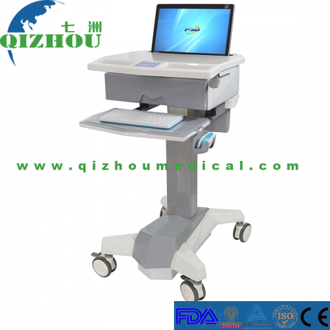 Emergency Medical Computer Treatment Trolley For Hospital For Sale