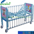 Factory Direct Carbon Steel Manual Two Function Kid Care Medical Bed