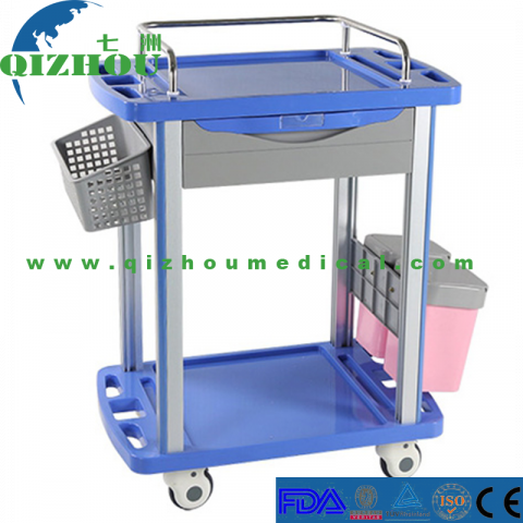 Factory Direct Price First-Aid Medical ABS Treatment Trolley