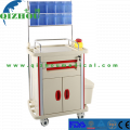 Good Price Hospital Medical Anesthesia Trolley Anesthesia Cart Medical Crash Cart