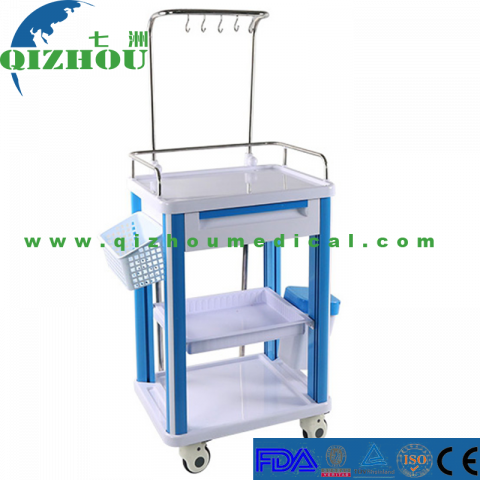 Good Quality Hospital Nursing Injection Trolley Medical Infusion Trolley
