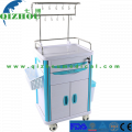 High Quality ABS Hospital Medicine IV Cart Infusion Trolley Treatment Trolley With Draws For Hospital Clinic