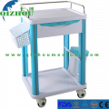 Hospital ABS Frame Treatment Trolley with Lockable Castors
