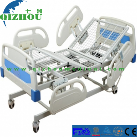 Hospital Emergency Three Function Electric Medical Clinic Patient Bed