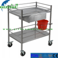 Hospital Equipment Stainless-Steel Multi-Function Medical Dressing Treatment Change Trolley