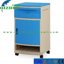 Hospital Furniture ABS Bedside Medical Storage Cabinet on Wheels