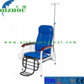 Chaise patiente de transfusion de meubles d'hôpital, chaise d'infusion avec le poteau IV