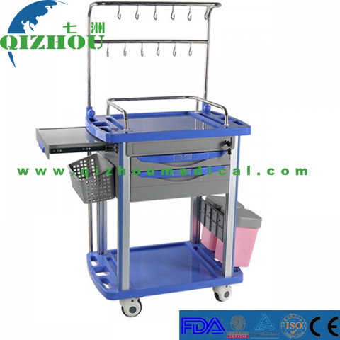 Hospital Iv Drip Stand Medical Trolley Infusion Support Cart Perfusion Support Trolley