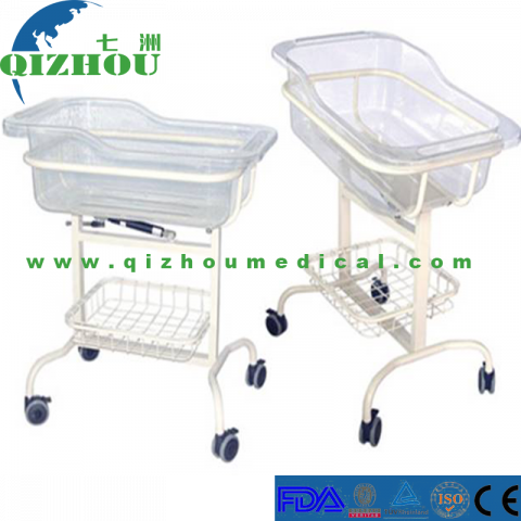 Hospital Plastic Steel Hydraulic Bed for Baby - Infant Bed
