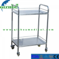 Hospital Stainless Steel Medical Movable Nursing Instrument Trolley