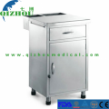 Hot Sales Products China Stainless Steel Medical Bedside Cabinet（with back bucket)
