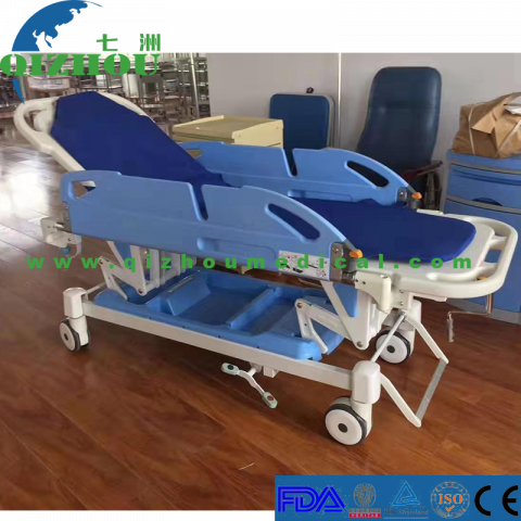 Hydraulic Hospital Bed Emergency Stretcher Trolley Patient Transfer Stretcher Ambulance Portable Rescue Tools