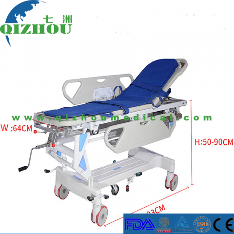 Luxurious Rise and Fall Medical Stretcher Cart