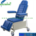 Cadeira de coleta de sangue elétrica de luxo fabricante de cadeira de diálise multifuncional