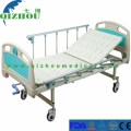 Cama de hospital de manivela individual ajustable manual Abs