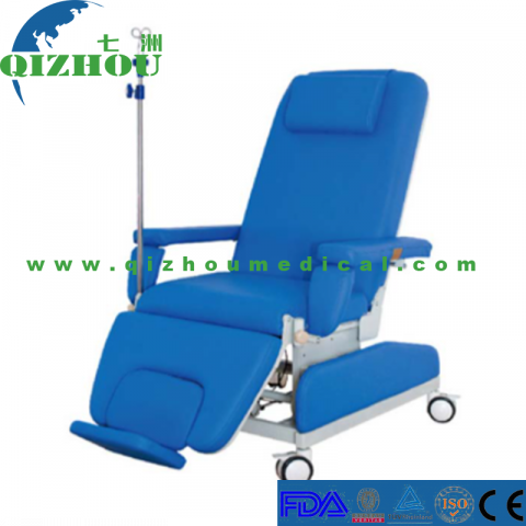 Manual Function Medical Blood Donor Adjustable Hospital Chair