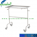 Mobile Hospital Stainless Steel Adjustable Mayo Trolley