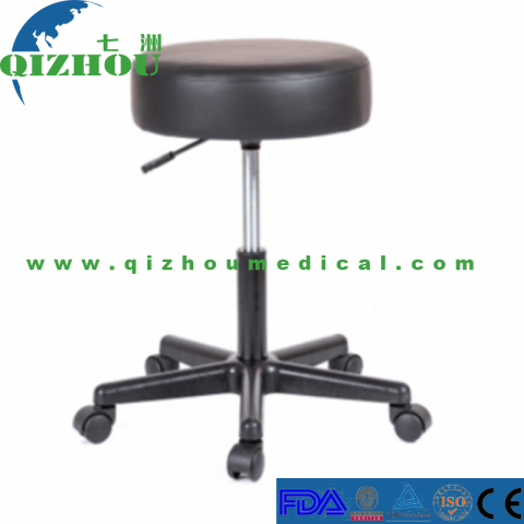 Movable Nurse Medical Lab Pneumatic Lift Stool with Five Leg Cheap Price