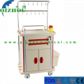 Multifunctional Hospital ABS Stainless Steel Emergency Treatment Infusion Trolley Transfusion Trolley