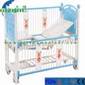 Hospital manual pediátrico Camas de dibujos animados Plataforma de metal Departamento pediátrico Hospital lindo Cama para niños