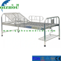 Single Function SUS201 Manual Crank Stainless Steel Hospital Bed Without Wheel