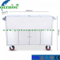 Stainless Steel Hospital Aseptic Cabinet Surgical Trolley Nursing Trolley