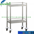 Stainless Steel Hospital Cart Healthcare Center Nursing Instrument Trolley