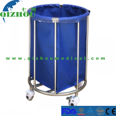 Stainless Steel Hospital Clean Linen Trolley