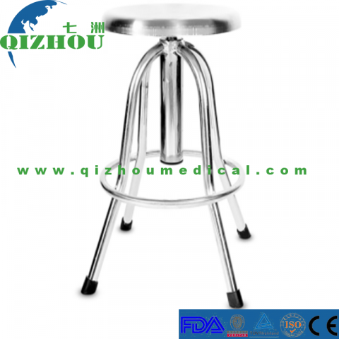 Stainless Steel Hospital Operating Stool With Four Legs