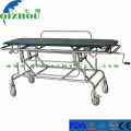 Stainless Steel Patient Transfer Stretcher / Stainless Steel Trolley Basic Patient Stretcher