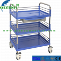 Acier inoxydable avec le chariot médical en plastique de chariot de soins infirmiers de chariot médical d'hôpital