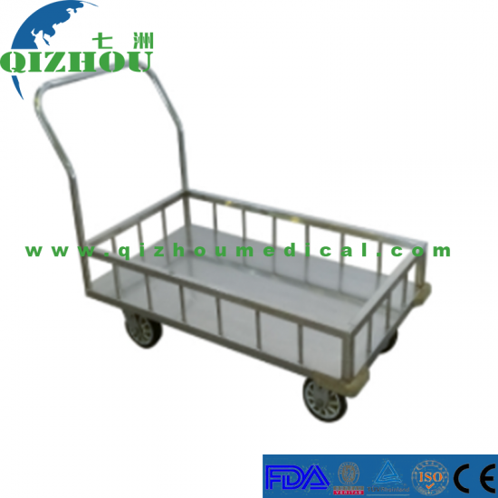 Multiple Stainless Steel Platform Trolley - Click Image to Close