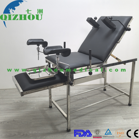 Stainless Steel Gynecological Examination Bed For Hospital Use Washing Bed