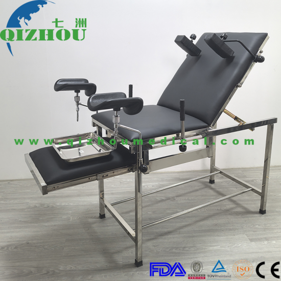 Stainless Steel Gynecological Examination Bed For Hospital Use Washing Bed - Click Image to Close
