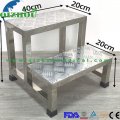 Stainless Steel Non-Slip Double-Layer Step Footstool For Hospital