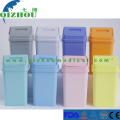 Swing-top ABS Sanitary Bin, Side-mounted Trash Can On Treatment Cart
